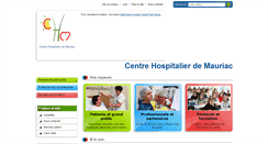 Desktop Screenshot of ch-mauriac.fr